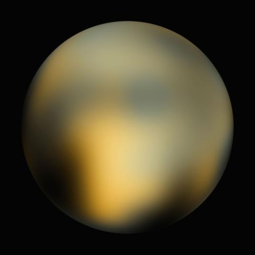 冥王星（2010年、ハッブル宇宙望遠鏡）