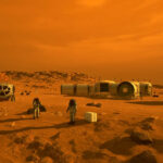 火星移住の想像図（NASA）