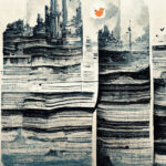 The "tweets" become strata.