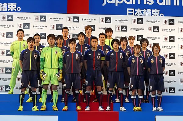 2011年サッカー日本代表の新ユニホーム
