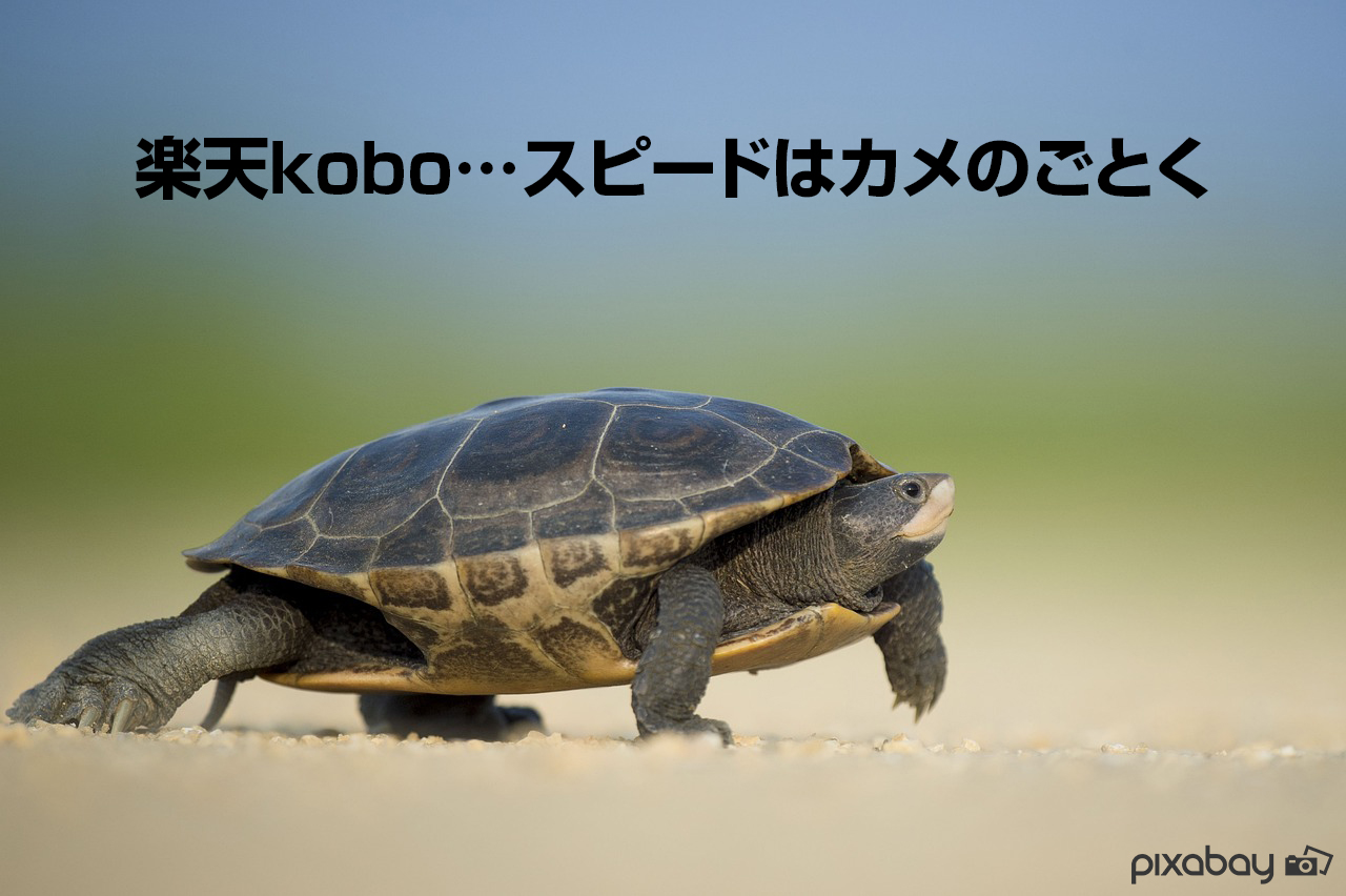 楽天kobo…スピードはカメのごとく