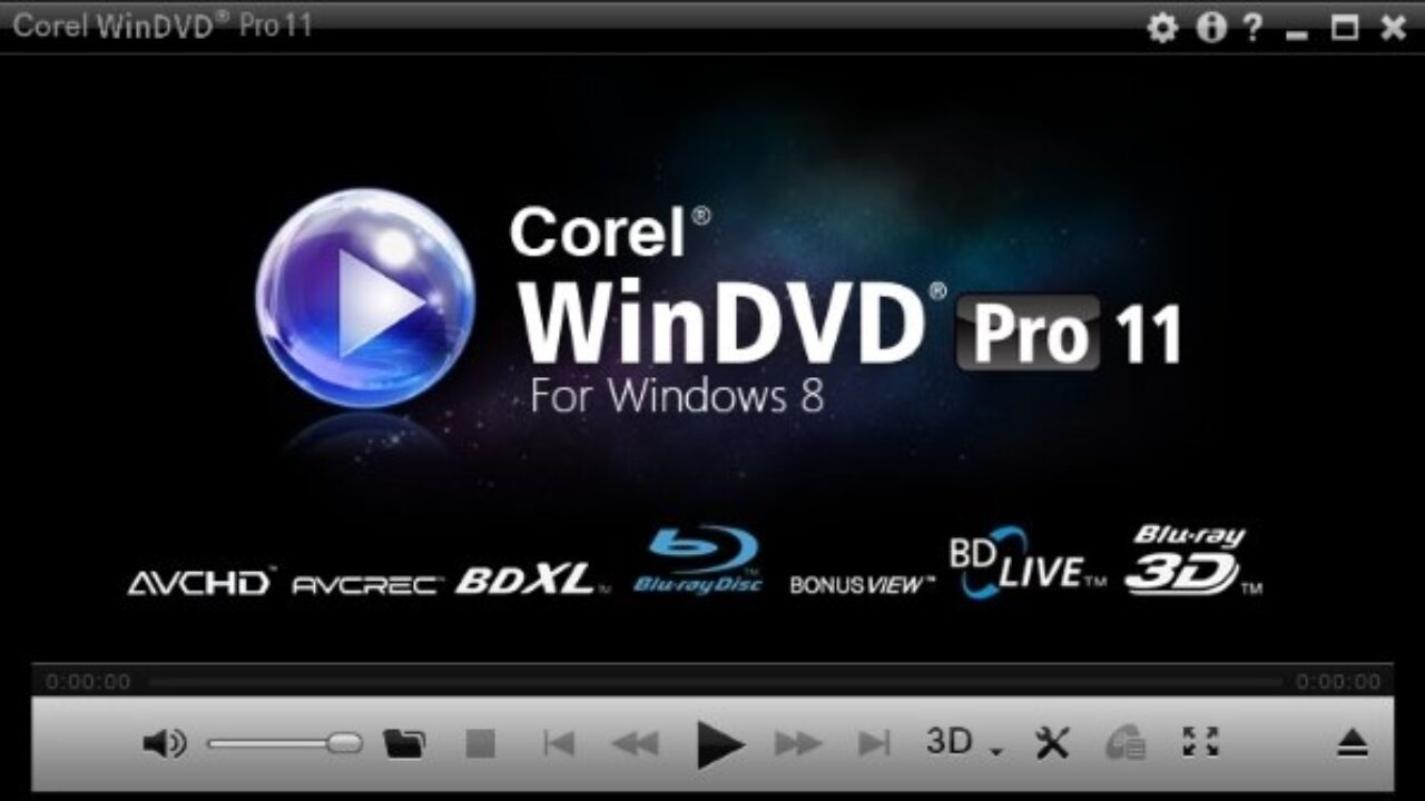 Плеер для всех форматов видео. WINDVD Pro 12. Видеоплеер для Windows. Corel WINDVD. Проигрыватель для Windows 7.