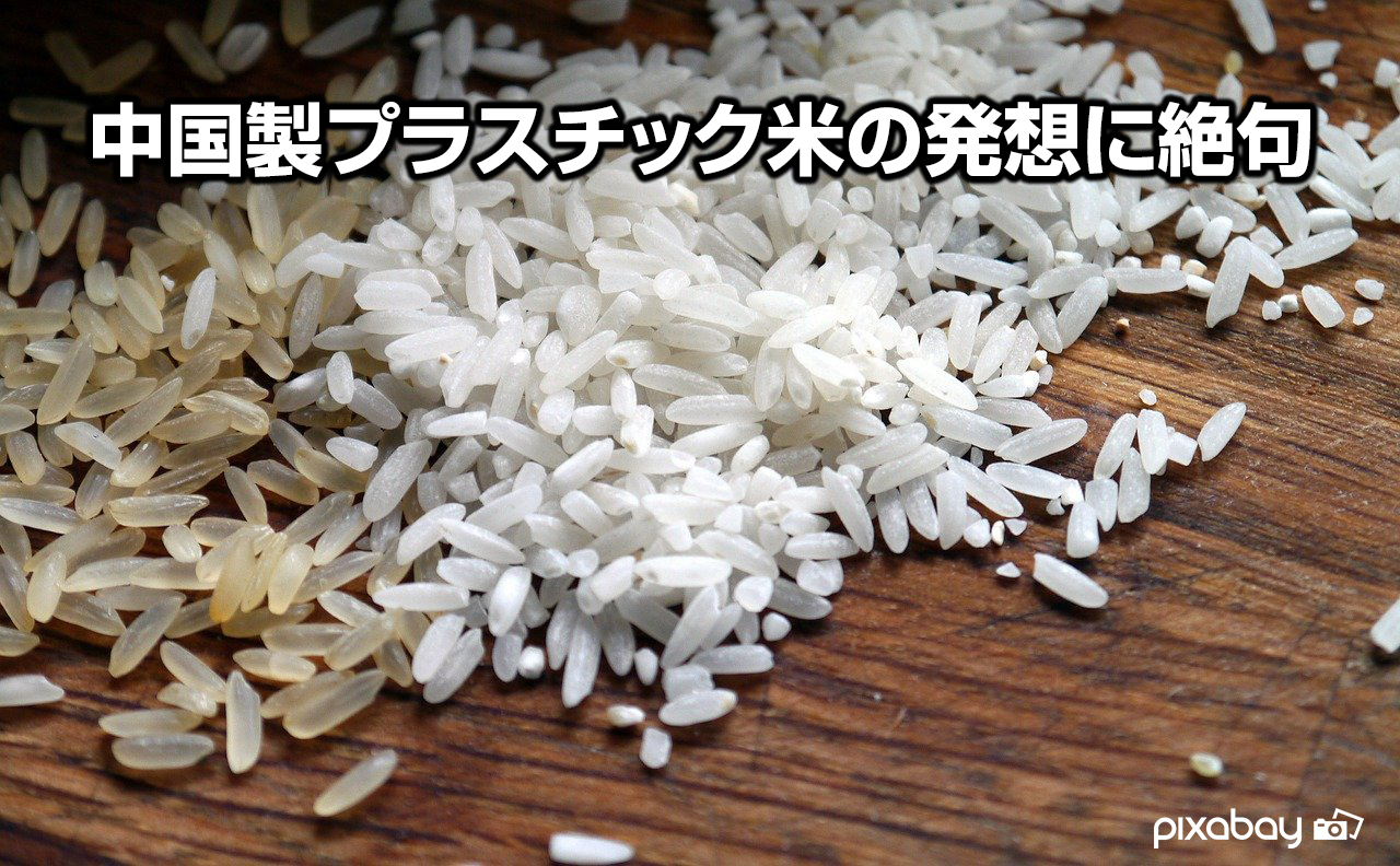 中国製プラスチック米の発想に絶句
