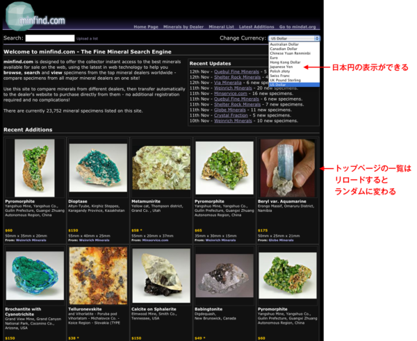minfindトップページ