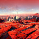 Future City on Mars