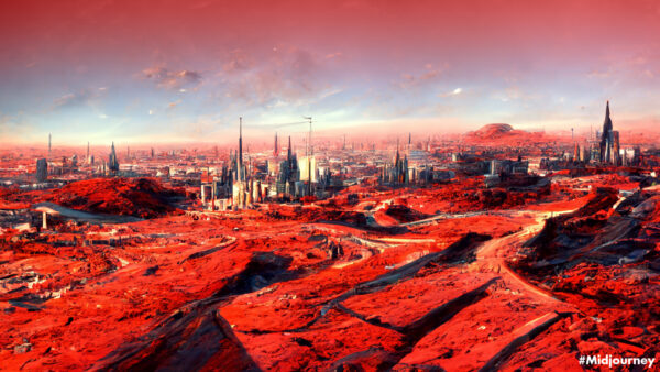 Future City on Mars