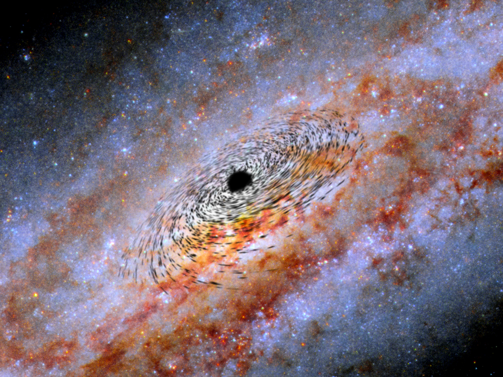 銀河の中心にブラックホール1万個？