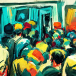People in the train