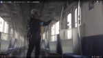 車内に銀イオン系抗菌コート剤を吹き付け(YouTubeより)