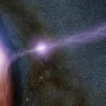 超大質量ブラックホールの想像図（Credit: NASA/JPL-Caltech）